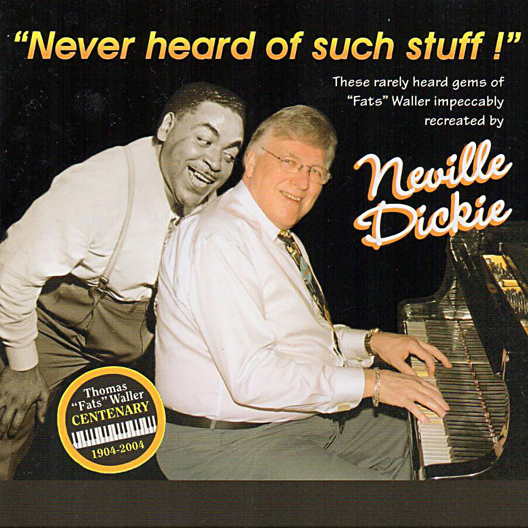 SO 1397 / Neville Dickie: Never heard of such stuff!