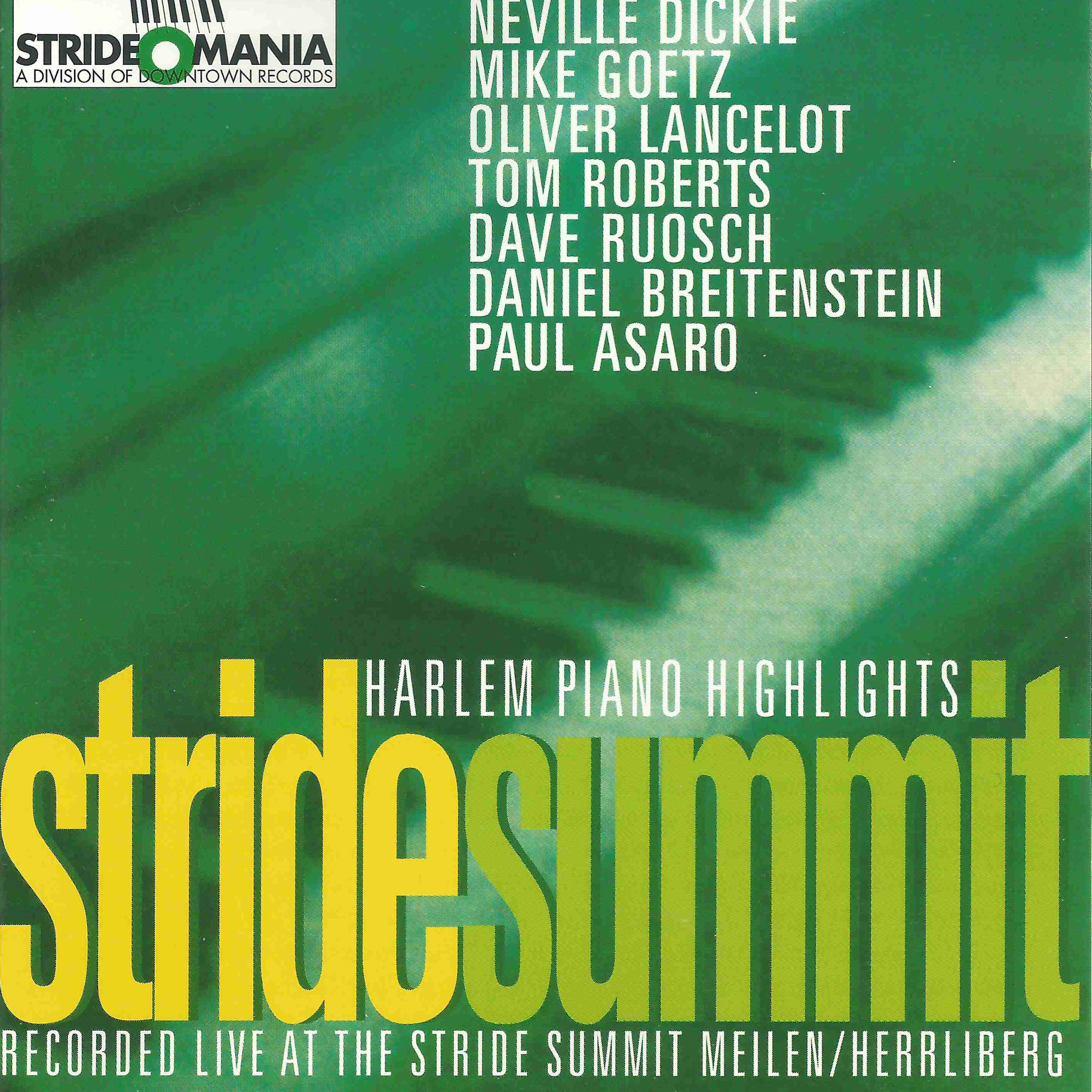 ST 7302 / N. Dickie, M. Goetz, T. Robert u.a. Stride Summit: Harlem Piano Highlights